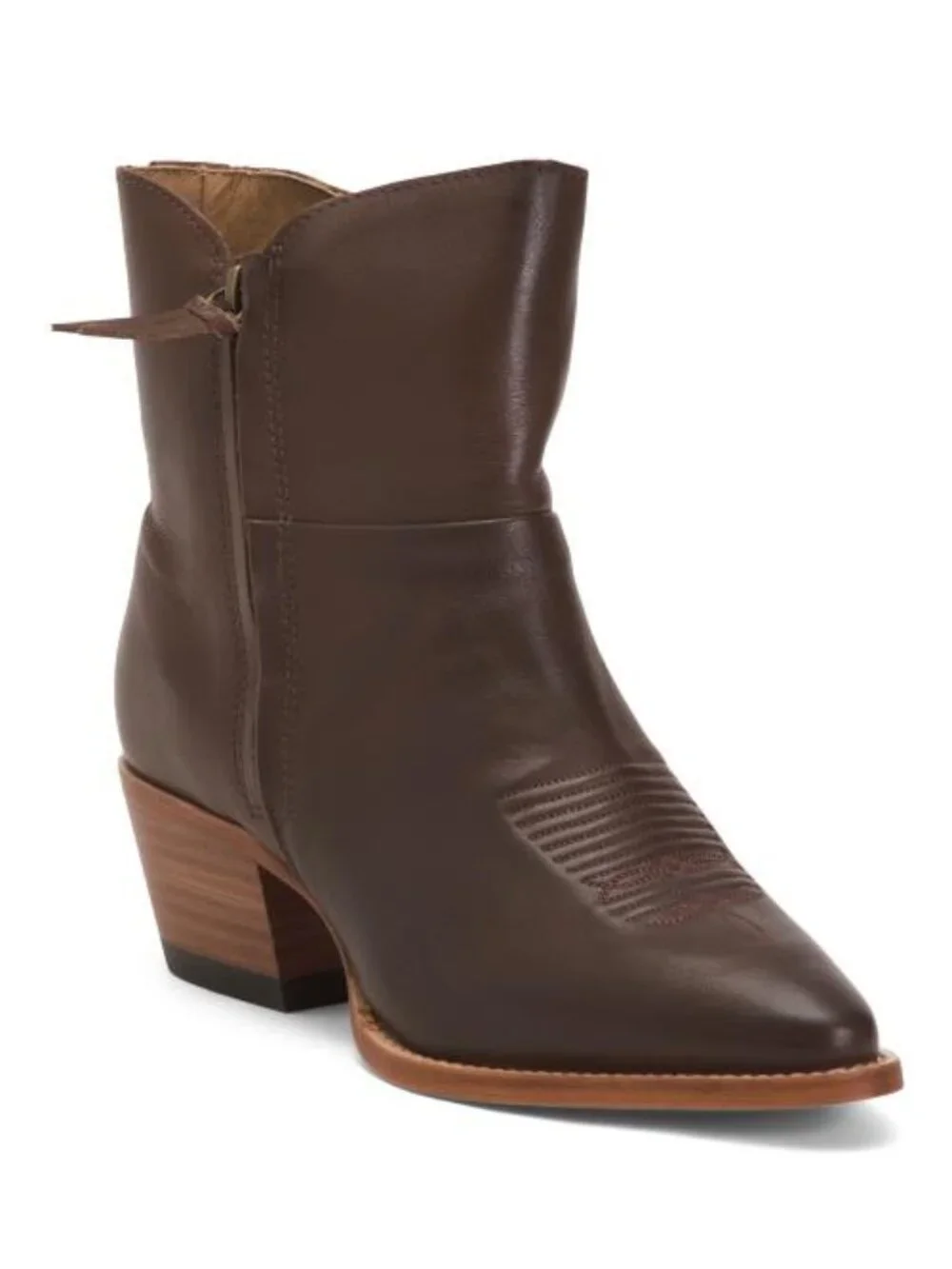 LUCCHESE Made In Brazil Leather Alexis Booties